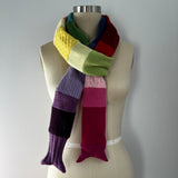 'Rainbow Spectrum' Skinny Scarf