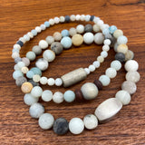 Amazonite Gemstone Bracelet Stack