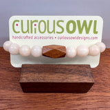 Blush Pink Jade Gemstone Bracelet