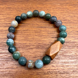 Fancy Jasper Gemstone Bracelet