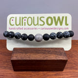 Snowflake Obsidian Gemstone Bracelet