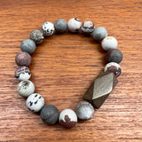 Coffee Bean Jasper Gemstone Bracelet