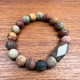 Red Creek Jasper Gemstone Bracelet