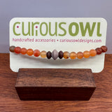 Ombre Agate Gemstone Bracelet