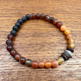 Ombre Agate Gemstone Bracelet