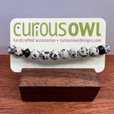 Dalmatian Jasper Gemstone Bracelet