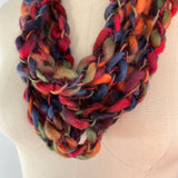 'Rainbow' Cozy Scarf Necklace
