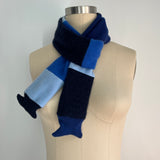 'Feeling Blue' Skinny Scarf