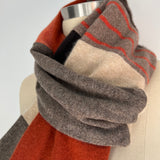 'Pumpkin Spice' Narrow Cashmere Scarf