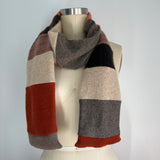 'Pumpkin Spice' Narrow Cashmere Scarf
