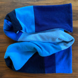 'Blue Wave' Cashmere Scarf