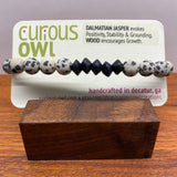 Dalmatian Jasper Gemstone Bracelet