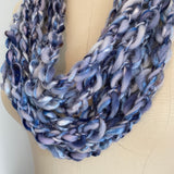 'Stormy Skies' Cozy Scarf Necklace