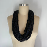 'Film Noir' Cozy Scarf Necklace (wool-free)