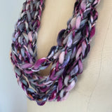 'Winter Berry' Cozy Scarf Necklace