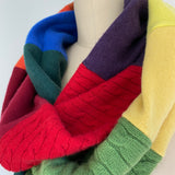 'Double Rainbow' Cashmere Infinity Scarf