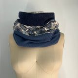 'Blue Jean Baby' Cashmere Scrunch Cowl