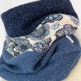 'Blue Jean Baby' Cashmere Scrunch Cowl