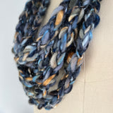 'Midnight Embers' Cozy Scarf Necklace