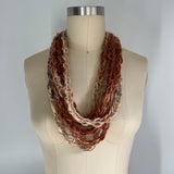 'Caramel Latte' Cozy Scarf Necklace