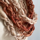 'Caramel Latte' Cozy Scarf Necklace