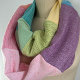 'Rainbow Gelato' Cashmere Infinity Scarf