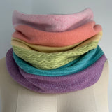 'Rainbow Sherbet' Cashmere Scrunch Cowl