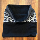 'Snow Leopard' Cashmere Cowl