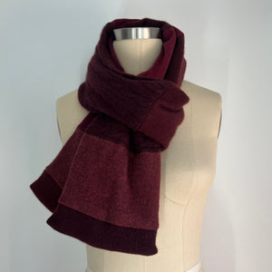 'Mulled Wine' Cashmere Scarf