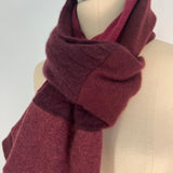 'Mulled Wine' Cashmere Scarf