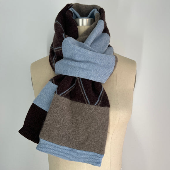 'Buttoned-Up' Cashmere Scarf