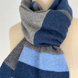 'Varsity Blues' Cashmere Scarf