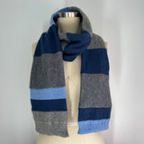 'Varsity Blues' Cashmere Scarf