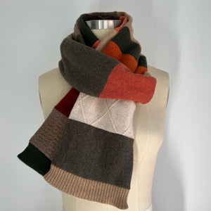 'Pumpkin Patch' Cashmere Scarf