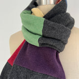 'Rainbow Blocks' Cashmere Scarf