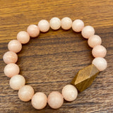 Pink Jade Gemstone Bracelet