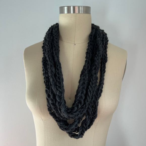 'Thundercloud' Cozy Scarf Necklace