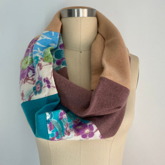 'Hint of Spring' Cashmere Infinity Scarf