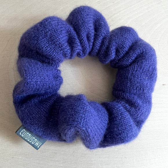 'Purple' Cashmere Hair Scrunchie
