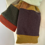 'Autum Leaves' Narrow Cashmere Scarf