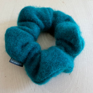 'Turquoise' Cashmere Hair Scrunchie