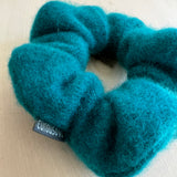 'Turquoise' Cashmere Hair Scrunchie